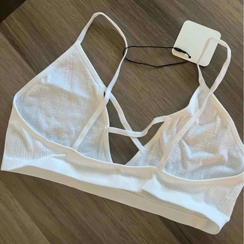 White bralette NEVER WORN
